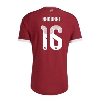 Qatar VM 2026 Hemmatröja Boualem Khoukhi 16 Fotbollströja Herr