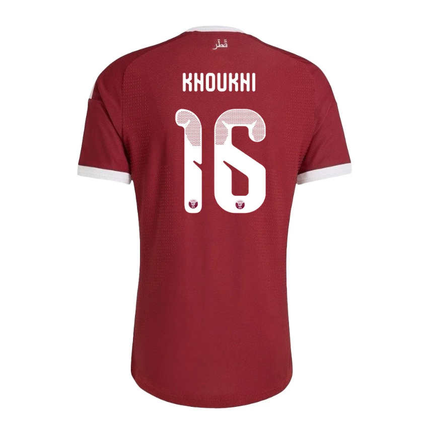 Qatar VM 2026 Hemmatröja Boualem Khoukhi 16 Fotbollströja Herr