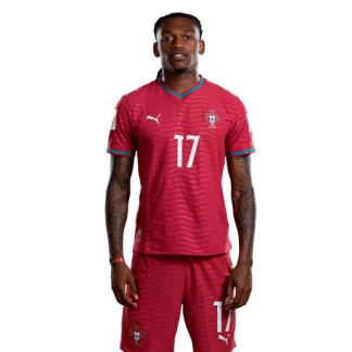 Rafael Leão 17 Portugal Landslag VM 2026 Hemmaställ Herr