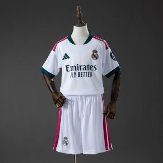 Real Madrid 2026/27 Hemmaställ Barn – Fotbollströja med Shorts