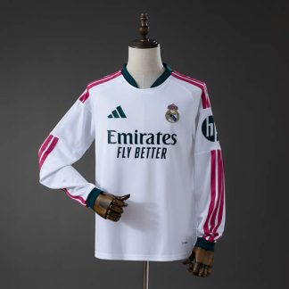 Real Madrid 2026/27 Hemmatröja Långärmad – Fotbollströja Herr