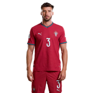 Rúben Dias 3 Portugal Landslag VM 2026 Hemmaställ Herr