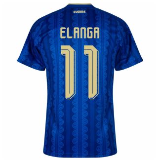 Sverige Bortatröja VM 2026 Anthony Elanga 11 Herr Fotbollströja