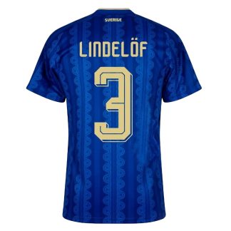 Sverige Bortatröja VM 2026 Victor Lindelöf 3 Herr Fotbollströja