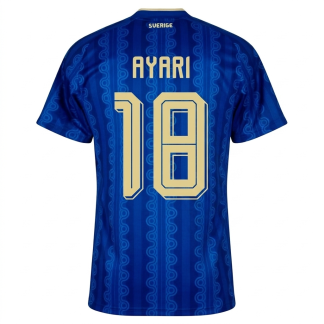 Sverige Bortatröja VM 2026 Yasin Ayari 18 Herr Fotbollströja