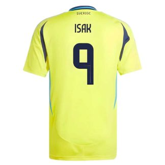 Sverige Hemmatröja 2024/25 Alexander Isak 9 Herr Fotbollströja