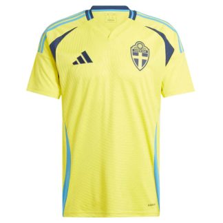 Sverige Hemmatröja 2024/25 Herr Kortärmad Fotbollströja