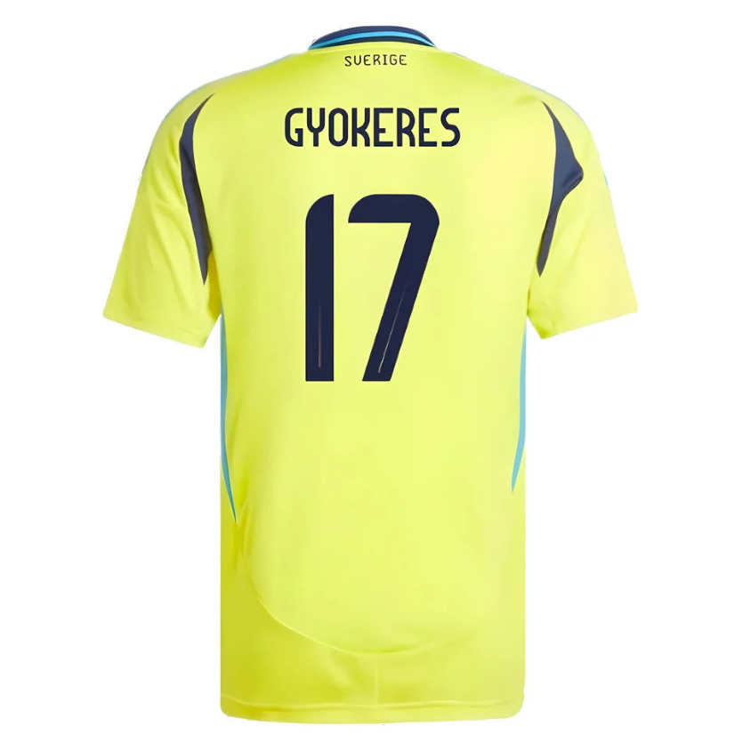 Sverige Hemmatröja 2024/25 Viktor Gyökeres 17 Herr Fotbollströja