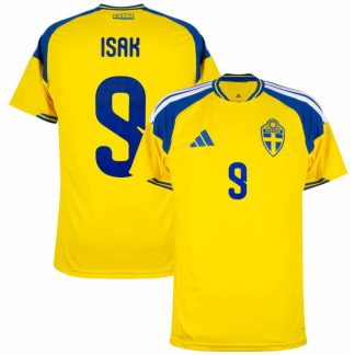 Sverige Hemmatröja VM 2026 Alexander Isak 9 Replica Fotbollströja