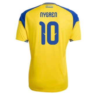 Sverige Hemmatröja VM 2026 Benjamin Nygren 10 Herr Fotbollströja
