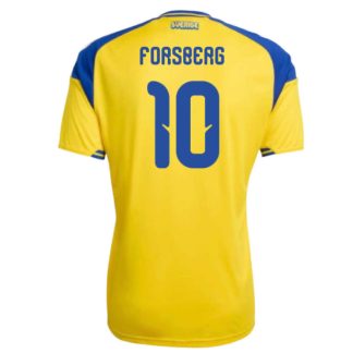Sverige Hemmatröja VM 2026 Emil Forsberg 10 Herr Fotbollströja