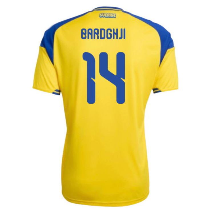 Sverige Hemmatröja VM 2026 Roony Bardghji 14 Herr Fotbollströja