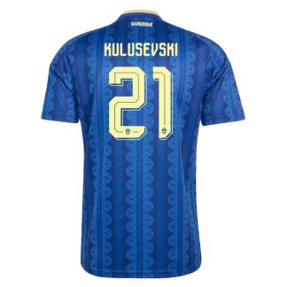 Sverige VM 2026 Bortatröja Dejan Kulusevski 21 Herr Fotbollströja