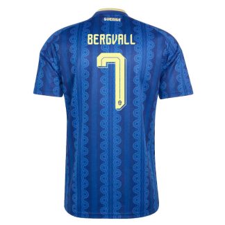 Sverige VM 2026 Bortatröja Lucas Bergvall 7 Herr Fotbollströja