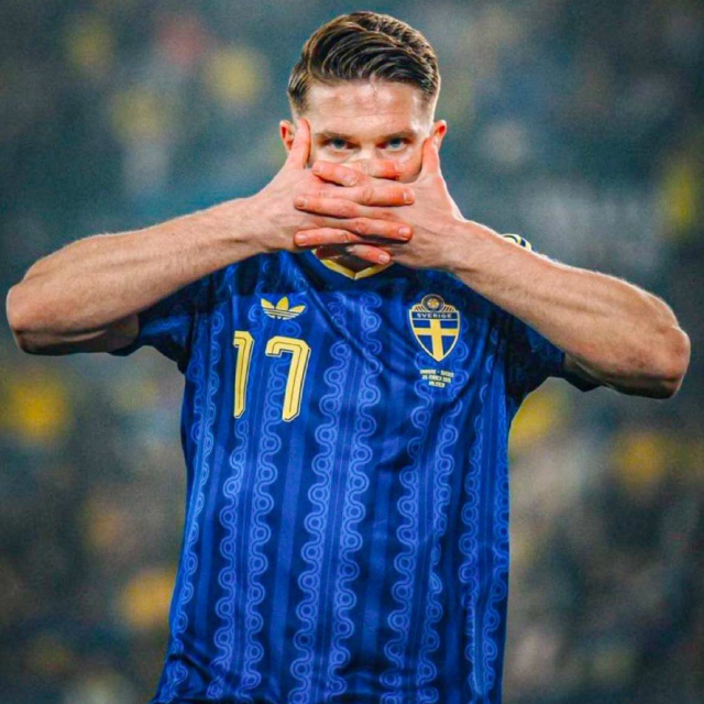 Sverige VM 2026 Bortatröja Viktor Gyökeres 17