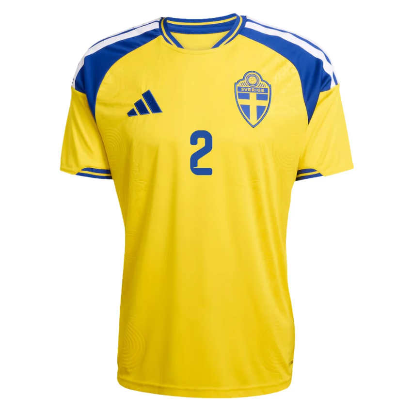 Sverige VM 2026 Hemmatröja Gustaf Lagerbielke 2 Herr Fotbollströja