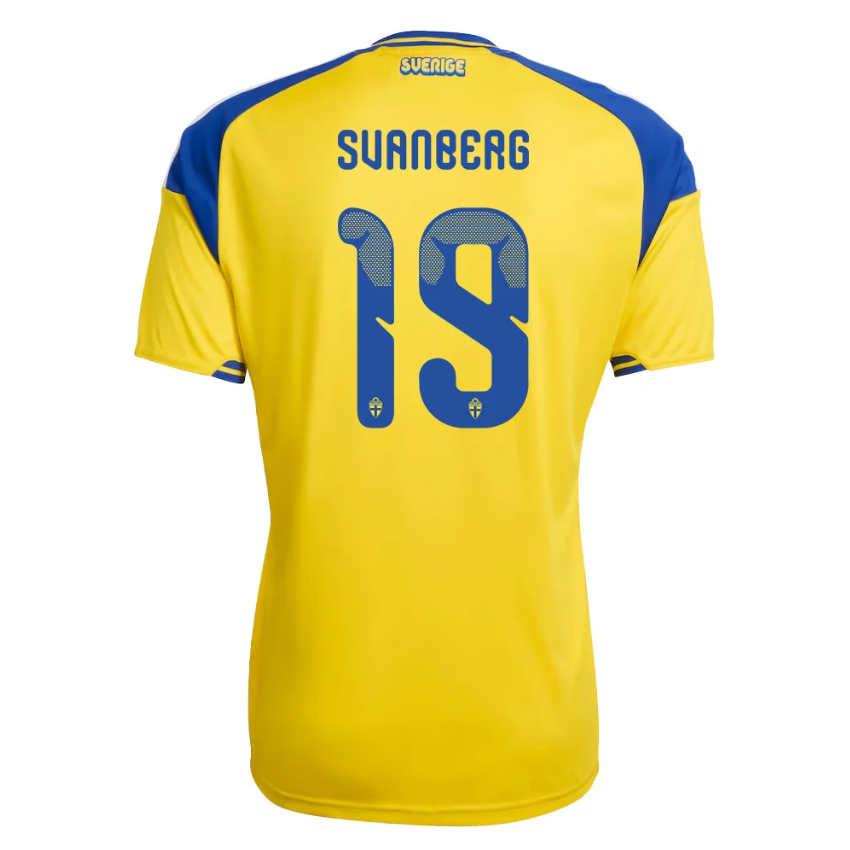Sverige VM 2026 Hemmatröja Mattias Svanberg 19 Herr Fotbollströja