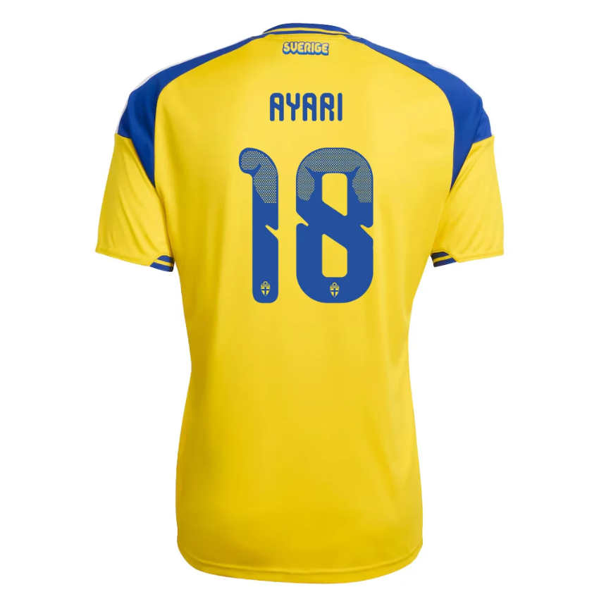 Sverige VM 2026 Hemmatröja Yasin Ayari 18 Herr Matchtröja