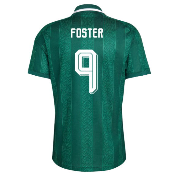 Sydafrika Bortatröja VM 2026 Lyle Foster 9 Herr Kortärmad Fotbollströja