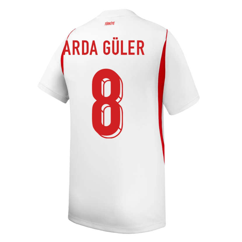 Turkiet Bortatröja VM 2026 Arda Güler 8 Herr Fotbollströja