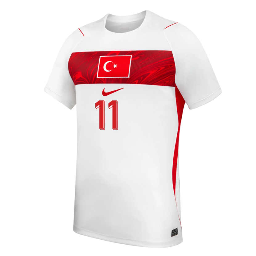 Turkiet Bortatröja VM 2026 Kenan Yıldız 11 Herr Fotbollströja
