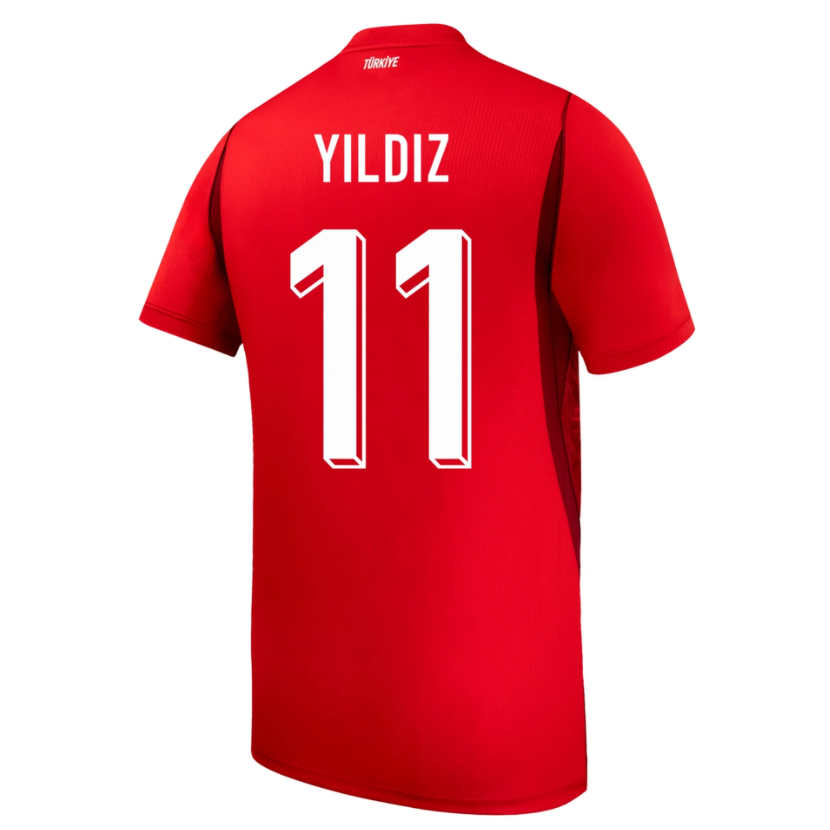 Turkiet Hemmatröja VM 2026 Kenan Yıldız 11 Herr Fotbollströja
