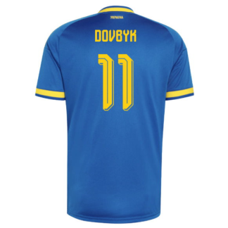 Ukraina Bortatröja VM 2026 Artem Dovbyk 11 Herr Fotbollströja
