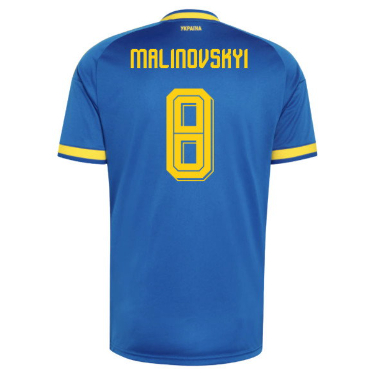 Ukraina Bortatröja VM 2026 Ruslan Malinovskyi 8 Herr Fotbollströja