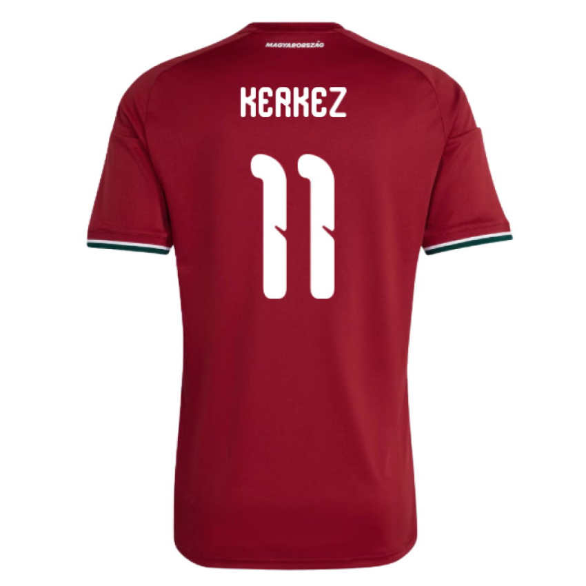 Ungern Hemmatröja VM 2026 Milos Kerkez 11 Herr Fotbollströja 2026-2027