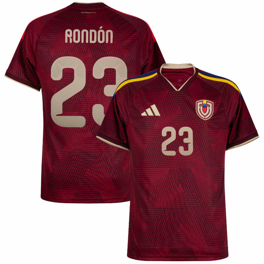 Venezuela Hemmatröja VM 2026 Salomón Rondón 23 Herr Fotbollströja 2026-2027