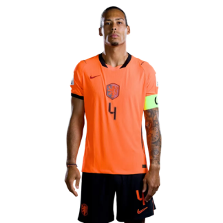 Virgil van Dijk 4 Nederländerna VM 2026 Hemmaställ Herr