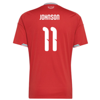 Wales Hemmatröja 2026/27 Brennan Johnson 11 Herr Kortärmad Fotbollströja