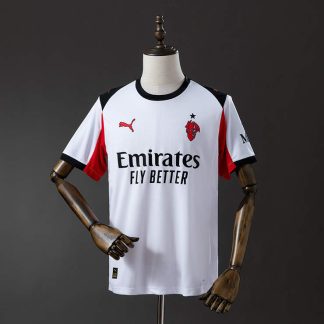 AC Milan 2025/26 Bortatröja Kortärmad Fotbollströja Herr