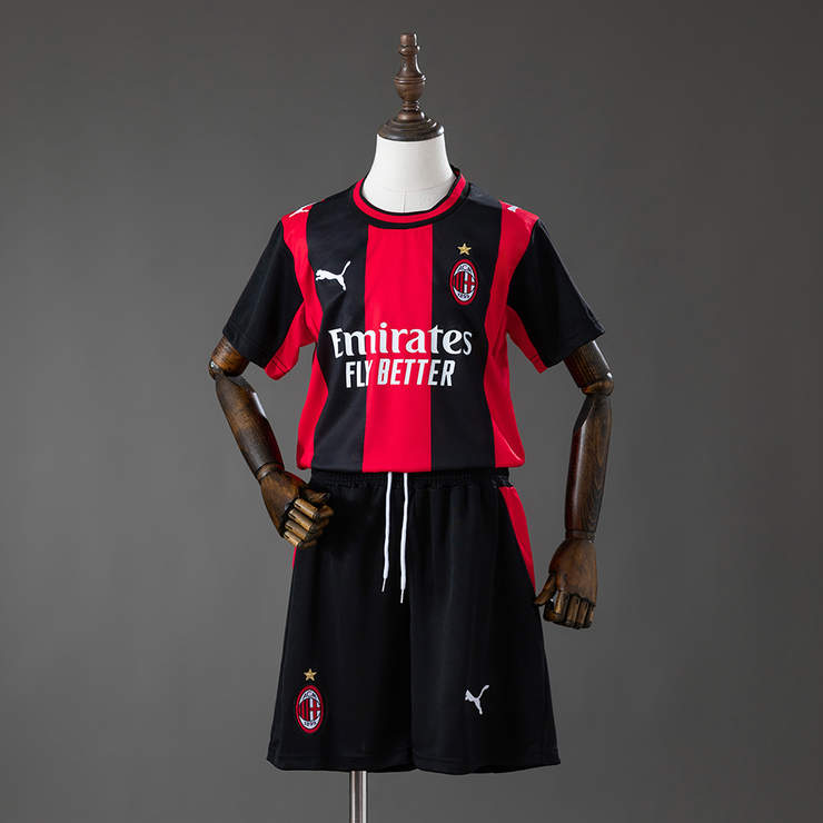 AC Milan 2026/27 Hemmaställ Barn Fotbollströja med Shorts