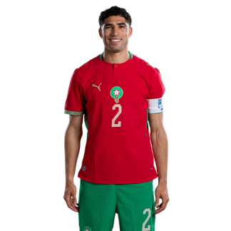 Achraf Hakimi 2 Marocko VM 2026 Hemmaställ Herr Fotbollströja med Shorts