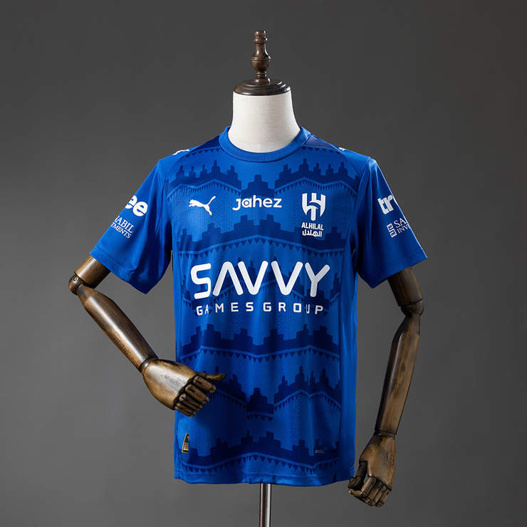 Al-Hilal 2025/26 Hemmatröja Fotbollströja Herr