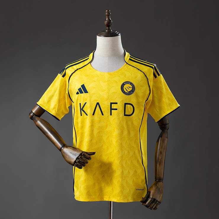Al-Nassr 2025/26 Hemmatröja Kortärmad Fotbollströja Herr