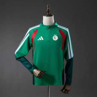 Algeriet VM 2026 Träningsjacka Grön Fotbollströja Herr