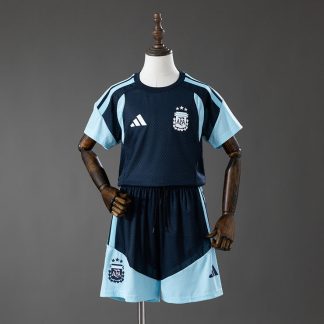 Argentina VM 2026 Träningsställ Barn Marinblå Fotbollströja med Shorts