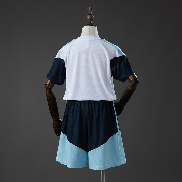 Argentina VM 2026 Träningsställ Barn Vit Fotbollströja med Shorts