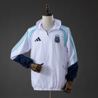Argentina VM 2026 Vit Allvädersjacka Herr Vindjacka
