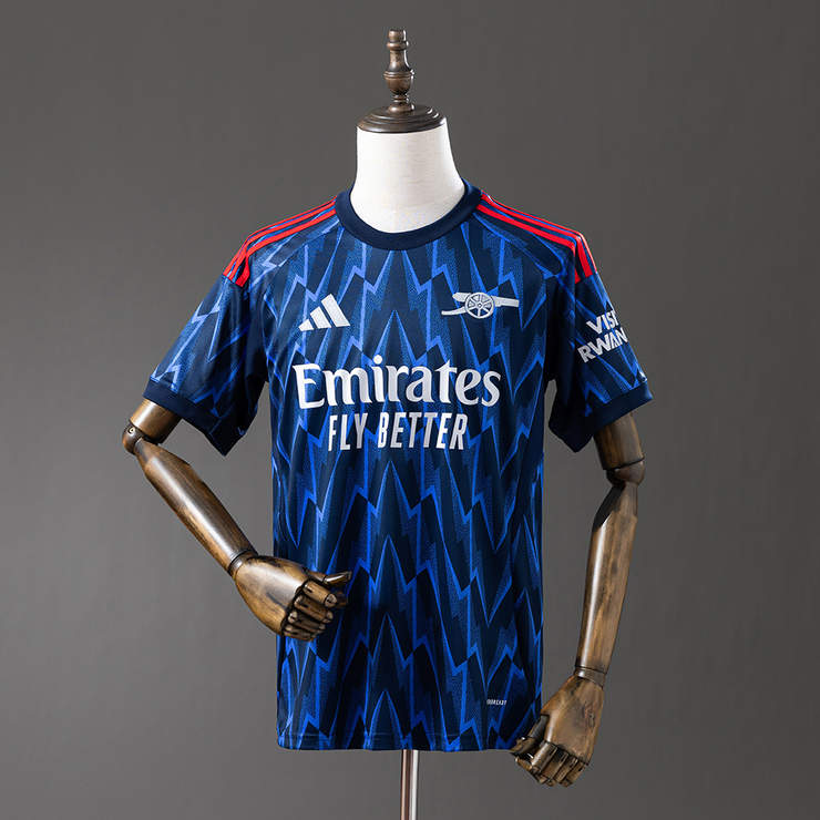 Arsenal 2025/26 Bortatröja Kortärmad Fotbollströja Herr
