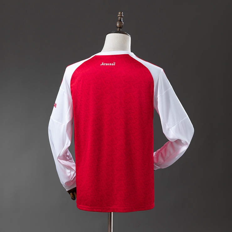 Arsenal 2025/26 Hemmatröja Långärmad Fotbollströja Herr