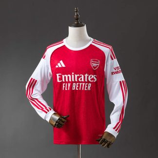Arsenal 2025/26 Hemmatröja Långärmad Fotbollströja Herr