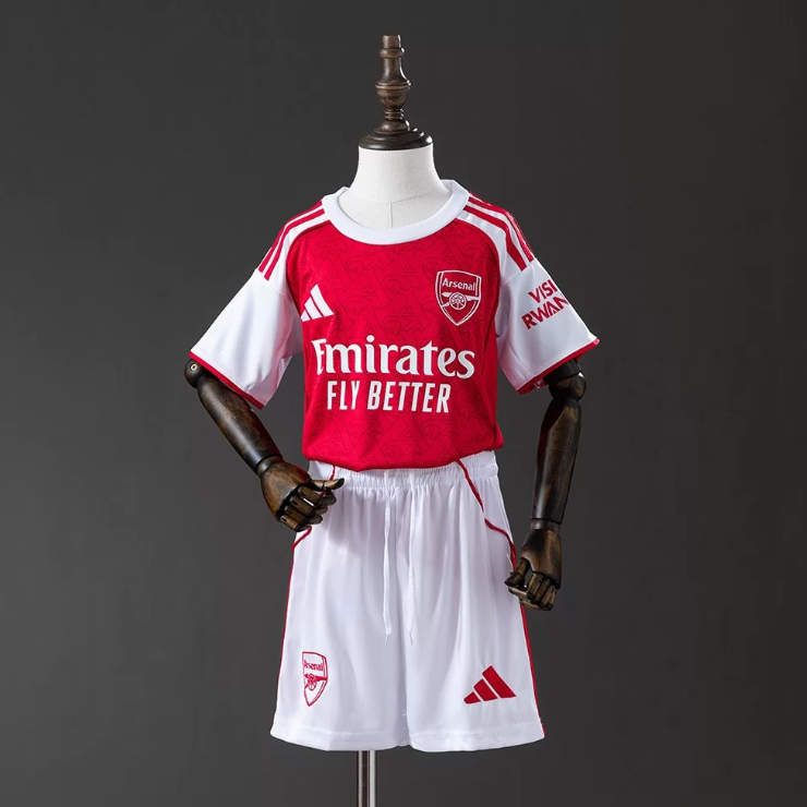 Arsenal 2025/26 Champions Hemmatröja Barn Fotbollsställ CHAMPIONS 26