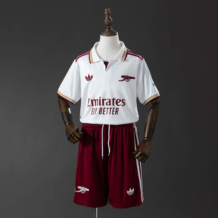 Arsenal 2025/26 Tredjetröja Barn Fotbollströja med Shorts