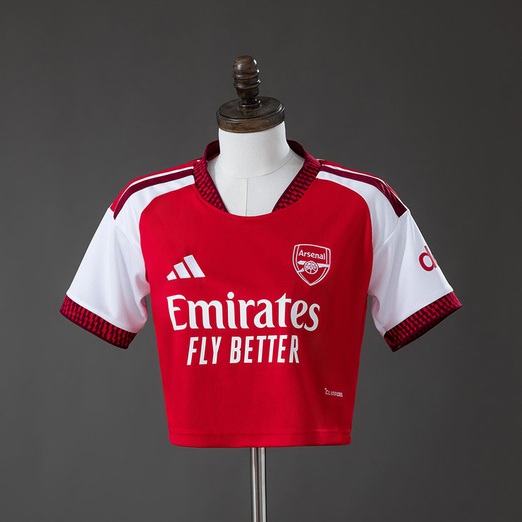 Arsenal 2026/27 Hemmatröja Dam Crop Top Fotbollströja