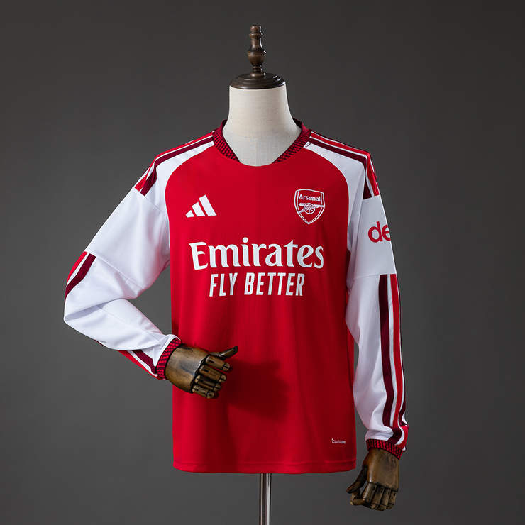 Arsenal 2026/27 Hemmatröja Långärmad Fotbollströja Herr