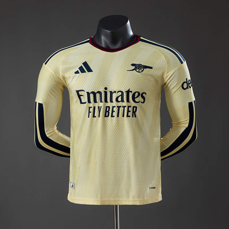 Arsenal 2026/27 Tredjetröja Långärmad Fotbollströja Herr