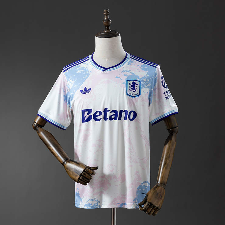 Aston Villa 2025/26 Tredjetröja Kortärmad Fotbollströja Herr